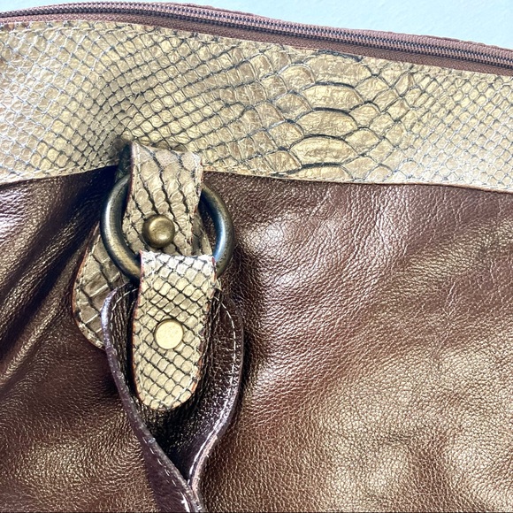 PULICATI. Fine Italian leather, extra large bag. - Picture 11 of 16